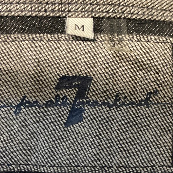 Mens 7 For All Mankind Denim Jacket Medium - Picture 3 of 4